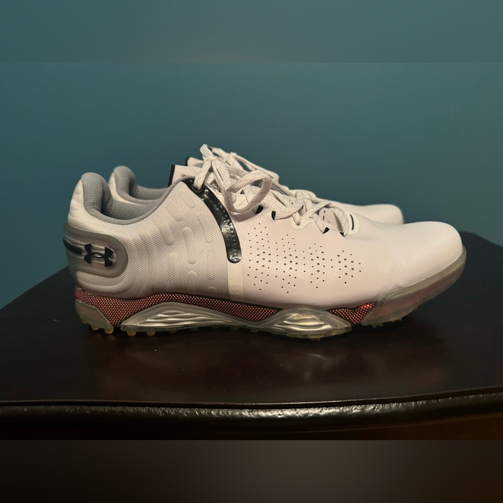 Under Armour White and Gray Athletic Shoes